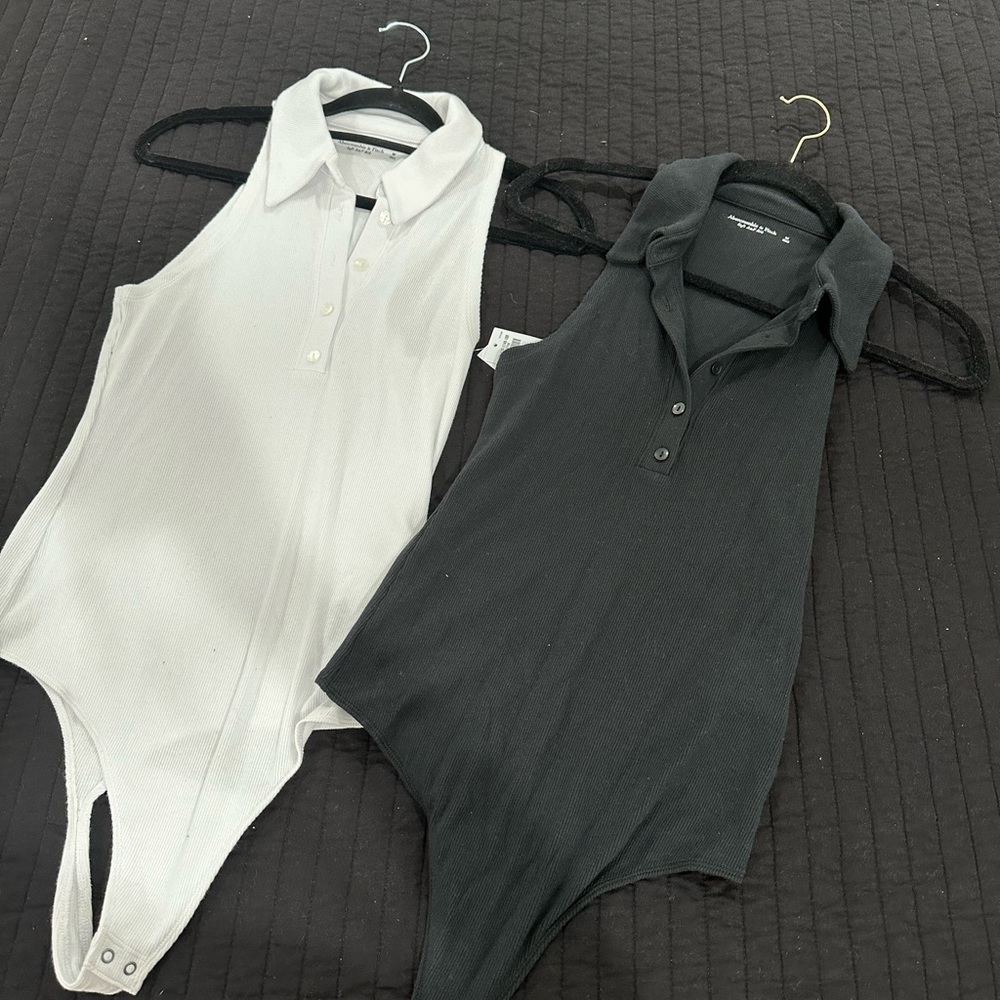 Abercrombie and fitch polo style bodysuit
